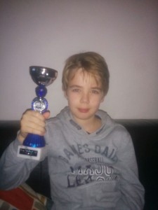 Winnaar GP Caissa 2016 Kasper Bleeker